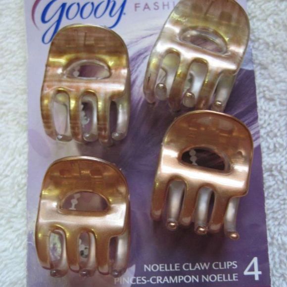 Golden Glamour Hair Accessory Set Barrettes Clips - Picture 13 of 16